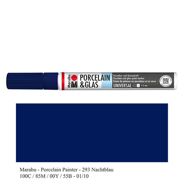 Crayón azul noche 1-2mm para vidrio/porcelana Crayón azul noche 1-2mm para vidrio/porcelana
