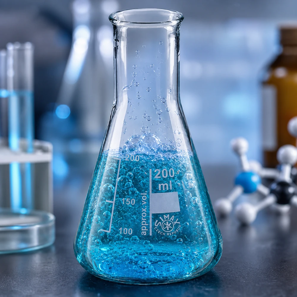 Matraz Erlenmeyer 200ml cuello estrecho Matraz Erlenmeyer 200ml cuello estrecho