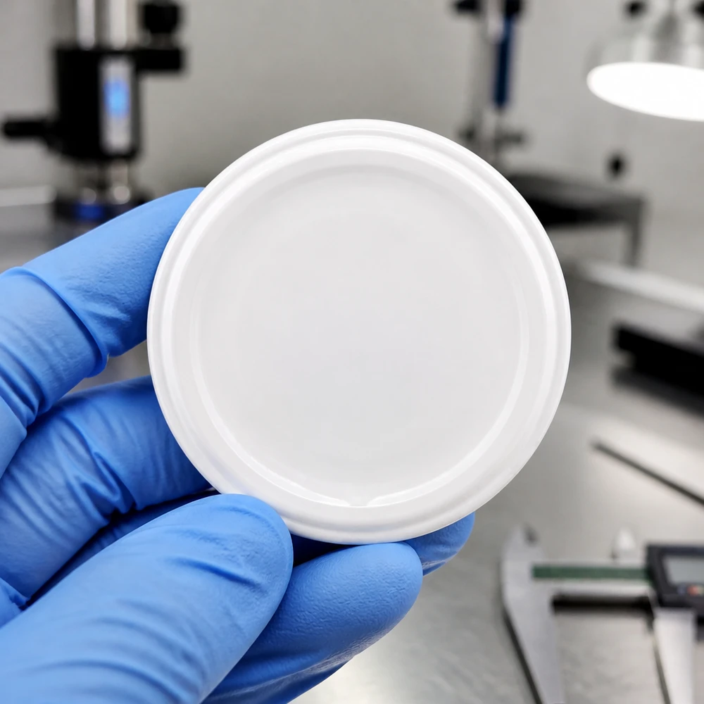 UNiTWIST TO58 blanco, BioSeal, sin BPA, unitemp Tapa BioSeal blanca UNiTWIST TO58 para guantes de laboratorio, con certificación de calidad BPA-NI unitemp