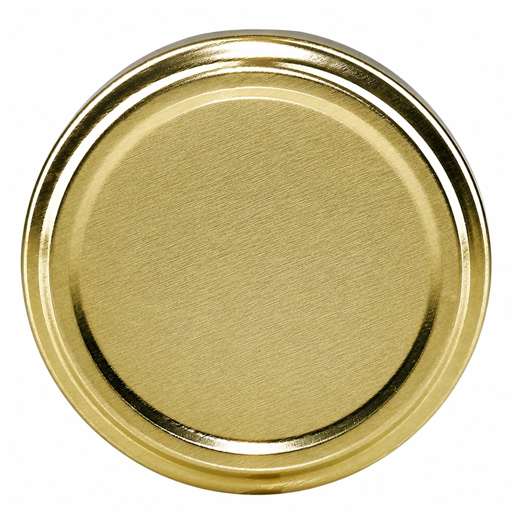Tapa BasicSeal de 66 mm, color dorado, modelo TO66, de UNiTWIST, para tarros de conserva