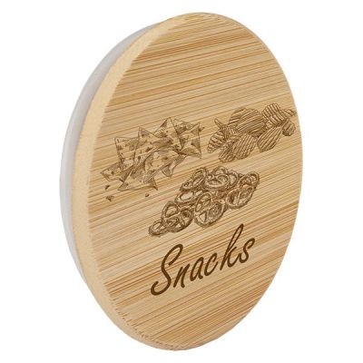 Couvercle en bois "Snacks" pour WECK RR100