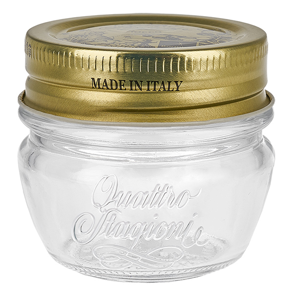 Mini tarro de 40 ml "Quattro Stagioni" con tapa Mini tarro de 40 ml "Quattro Stagioni" con tapa
