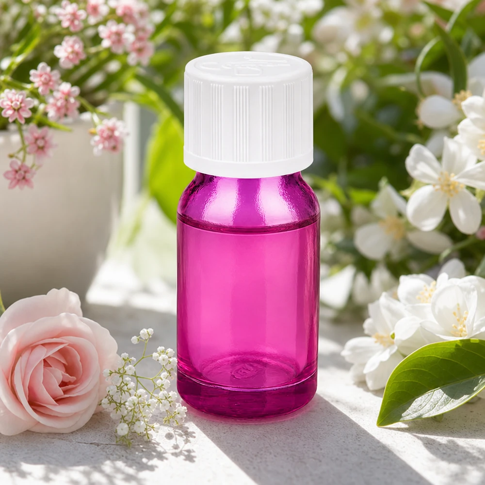 Frasco cuentagotas de 10ml 1,2mm blanco originalidad a prueba de niños PurpleLine.UT18/10 Frasco cuentagotas de 10 ml de vidrio de alta calidad de color morado con tapón a prueba de niños