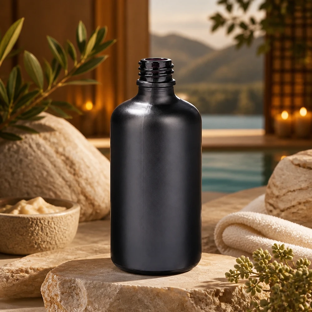 Frasco de farmacia de 100ml BlackLine UT18/100 UNiTWIST Frasco de farmacia compacto de 100 ml BlackLine UT18/100 UNiTWIST ideal para viajar y para llevar de viaje