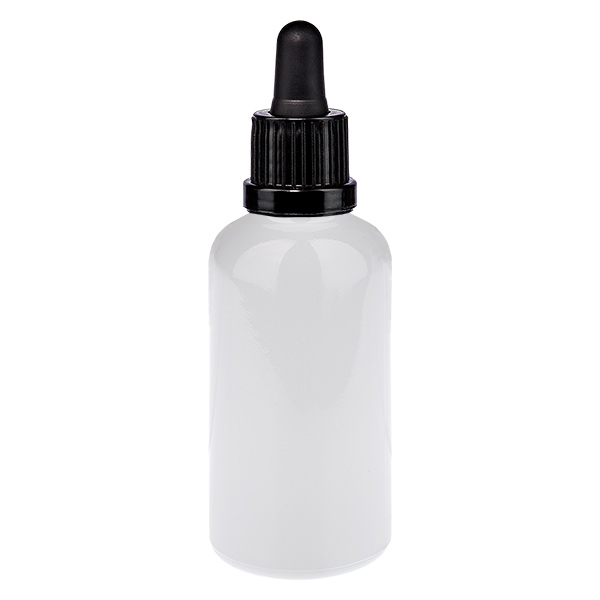 Frasco con pipeta de 50 ml negro, tapón de seguridad WhiteLine UT18/50 Frasco con pipeta de 50 ml negro, tapón de seguridad WhiteLine UT18/50