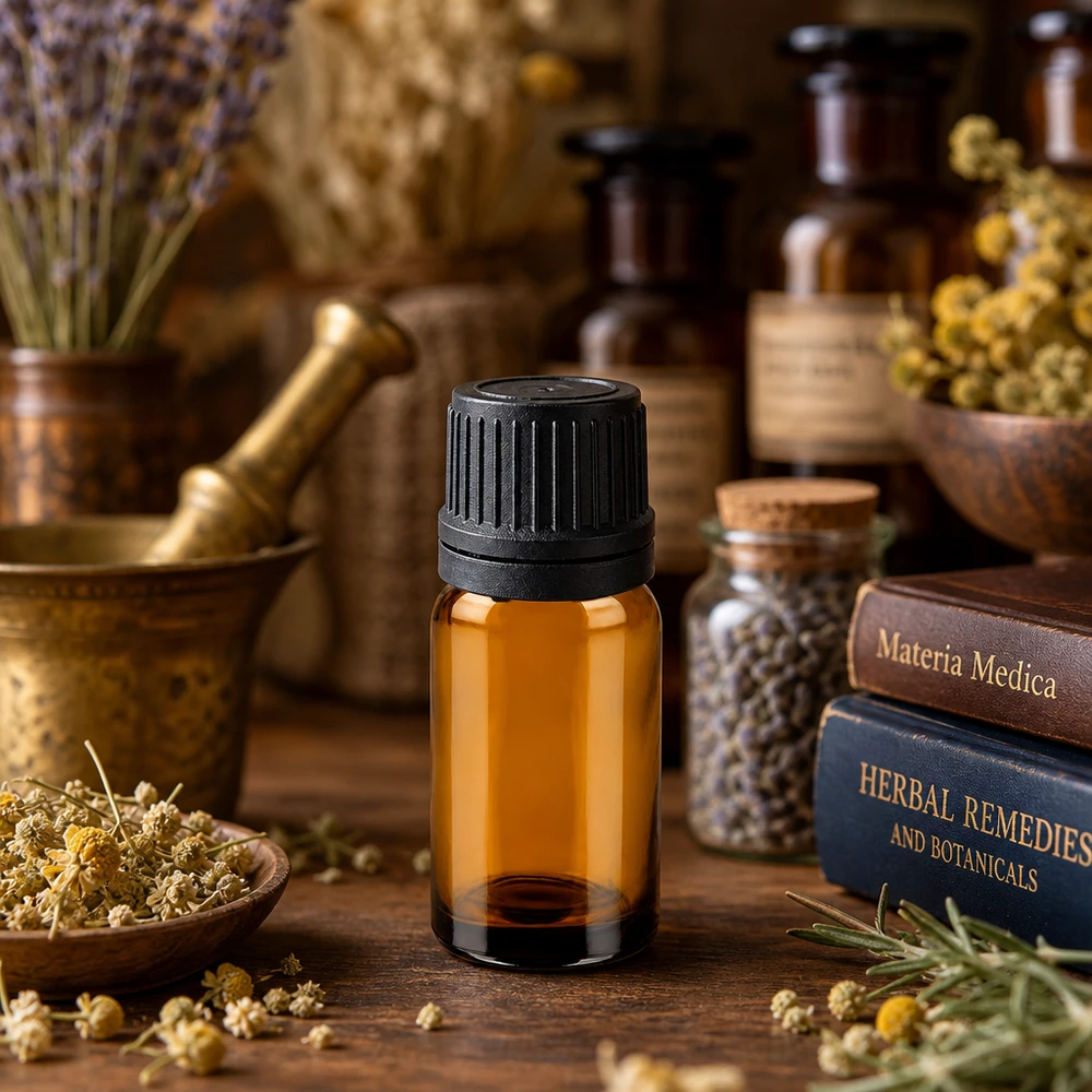 Frasco de vidrio de alta calidad de 10 ml con gotero de precisión de 1 mm para una dosificación exacta de los aceites esenciales