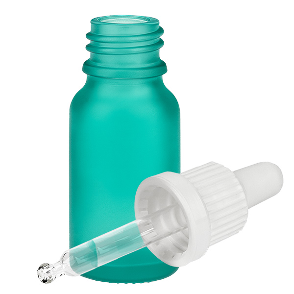 Frasco pipeta 10ml cierre inviolable blanco GreenLine UT18/10 Frasco pipeta 10ml cierre inviolable blanco GreenLine UT18/10