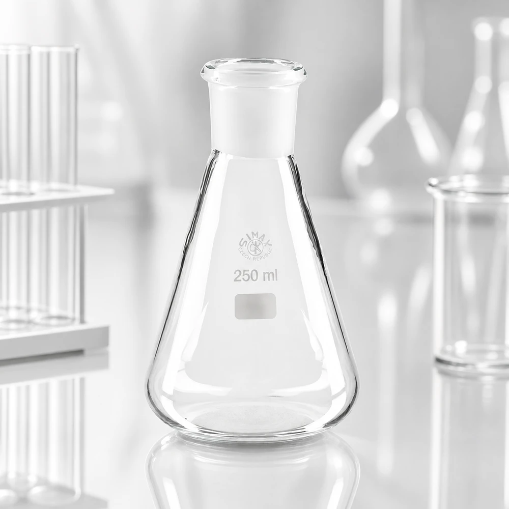 Matraz Erlenmeyer 250ml con junta esmerilada estándar (29/32)