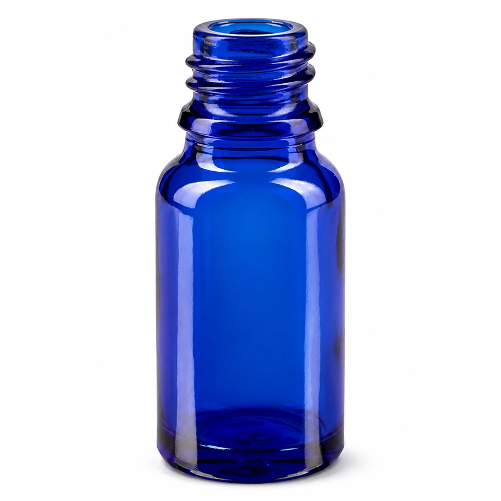 Frasco de farmacia ApoGlas azul de 10 ml de vidrio de alta calidad para medicamentos y gotas