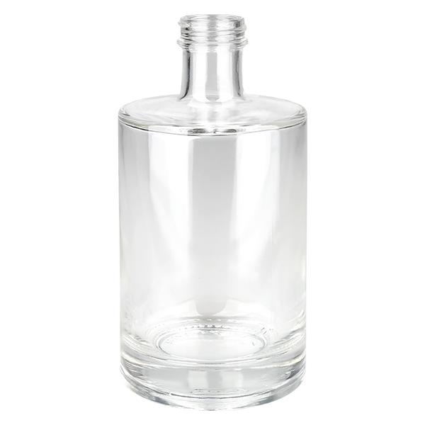 Botella de vidrio de 500 ml «Sam» sin tapón de rosca UNiTWIST® Botella de vidrio de 500 ml Sam transparente sin tapón de rosca UNiTWIST cuello roscado vacía Foto del producto