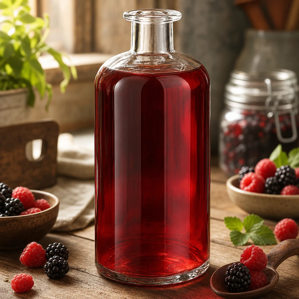 Botella de farmacia de 500 ml «Flora» sin tapón UNiTWIST®