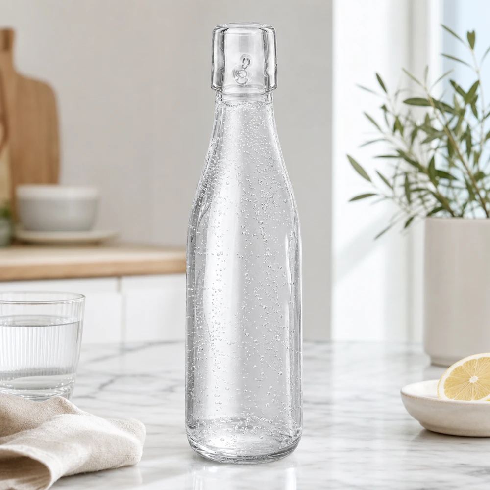 Botella de vidrio de 250 ml sin tapón giratorio UNiTWIST Botella de vidrio de 250 ml sin tapón giratorio UNiTWIST
