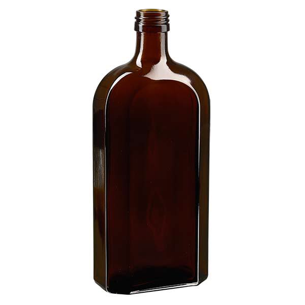 Botella Meplat 500 ml marrón PP28
