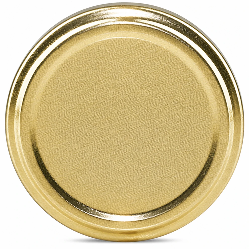 Tapa de rosca UNiTWIST TO43 dorada BioSeal sin BPA ni NI, unitemp, para tarros de conserva de 43 mm