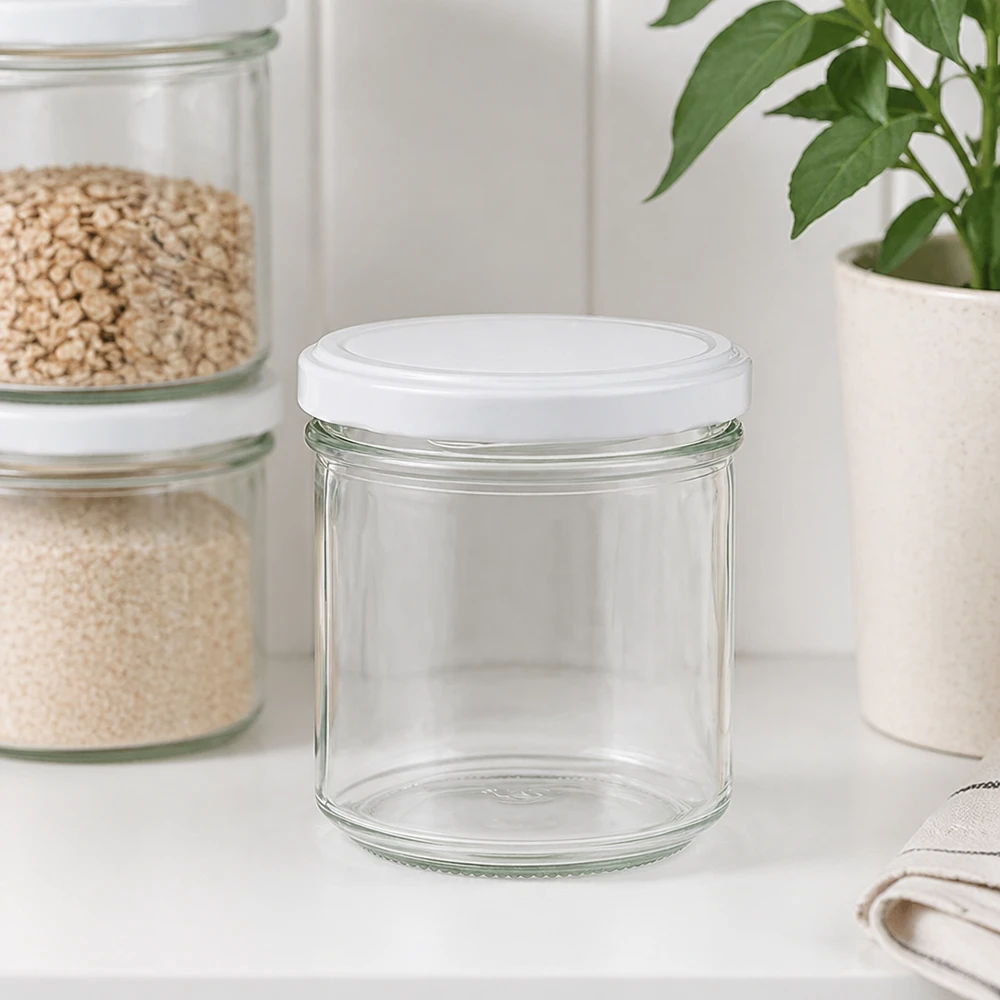 Vasos de 167 ml con tapa BasicSeal blanca UNiTWIST