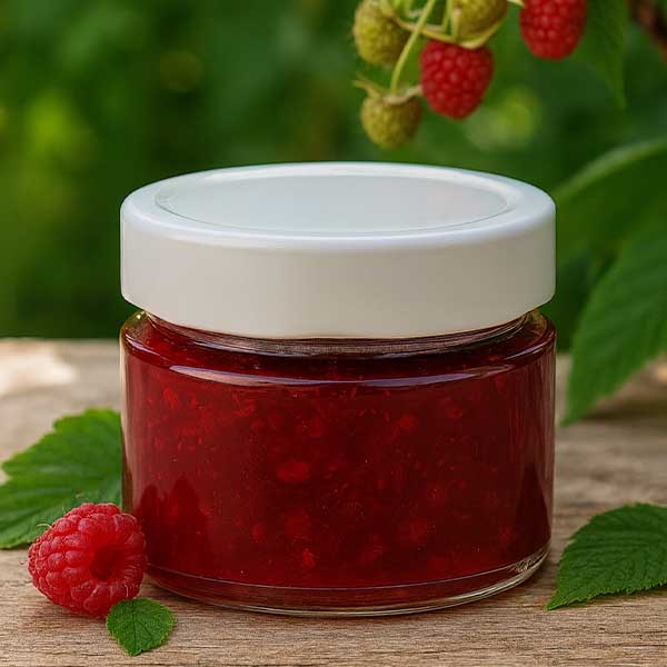 Tarro redondo de 130ml con tapa BasicSeal blanco UNiTWIST