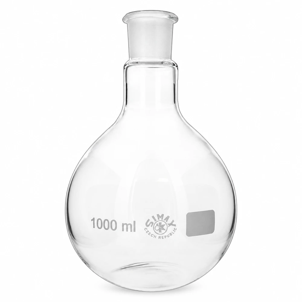 Termo 1000ml con junta esmerilada estándar (29/32) Frasco de vidrio de 1000 ml con junta esmerilada estándar 29/32 para aplicaciones de laboratorio