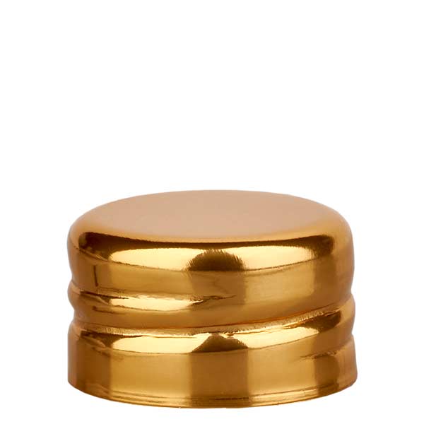 Tapón de rosca metálico dorado 13mm UNiTWIST Tapón de rosca metálico dorado 13mm UNiTWIST