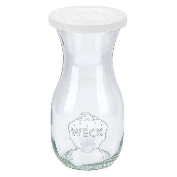Frasco de zumo de 290ml con tapa de frescor WECK RR60