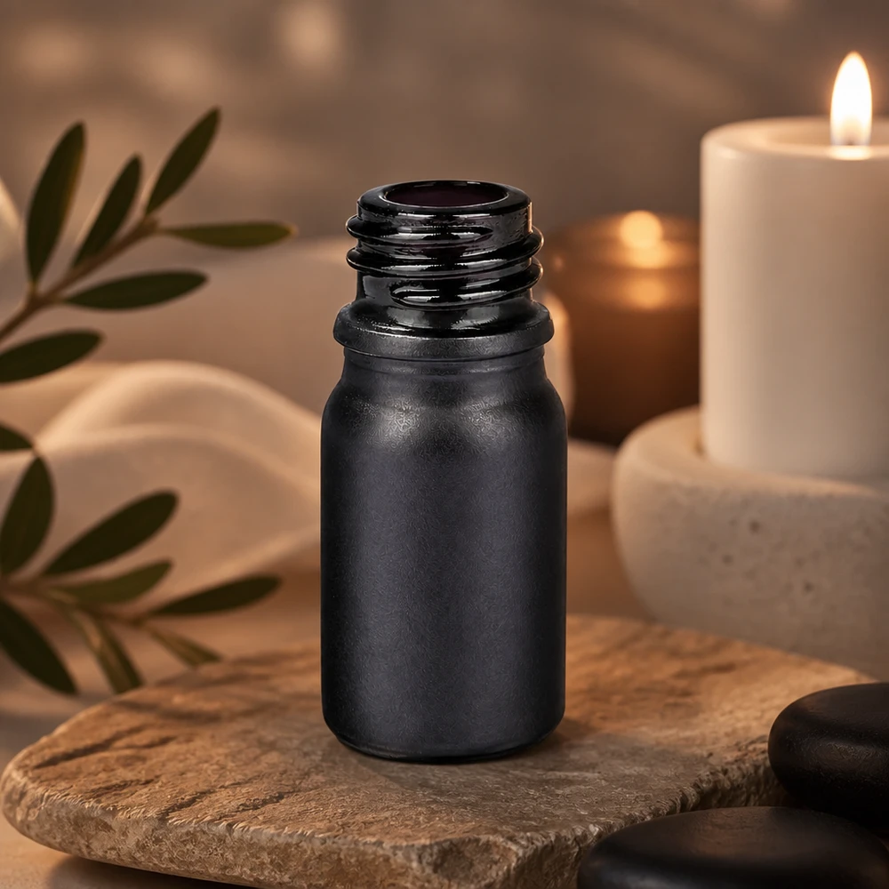 Botella de farmacia de 5ml BlackLine UT18/5 UNiTWIST Frasco de farmacia de 5 ml de alta calidad BlackLine UT18/5 UNiTWIST para productos profesionales de aromaterapia y cosmética