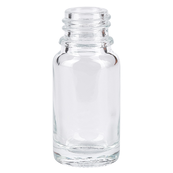 Botella de farmacia de 10ml ClearLine UT18/10 UNiTWIST Frasco de farmacia ClearLine de 10 ml, de cristal transparente con rosca DIN 18, de UNiTWIST