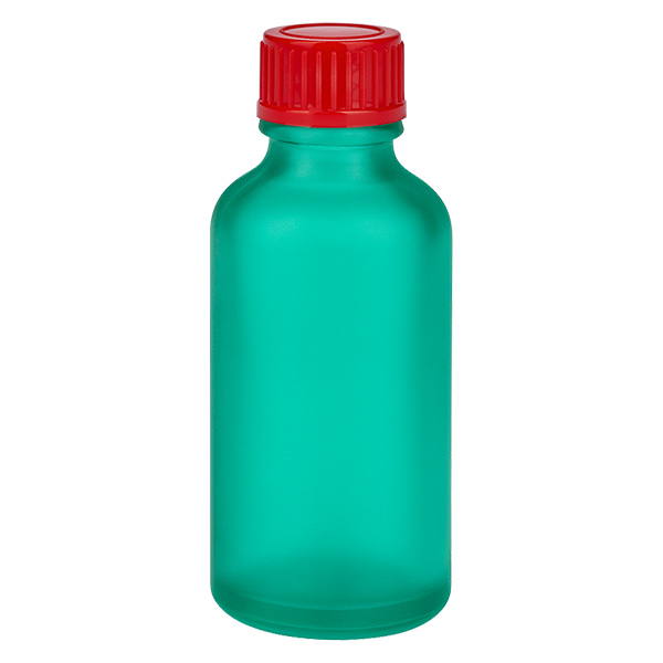 Botella 50ml tapón rosca 11mm rojo estándar GreenLine UT18/50 Botella 50ml tapón rosca 11mm rojo estándar GreenLine UT18/50