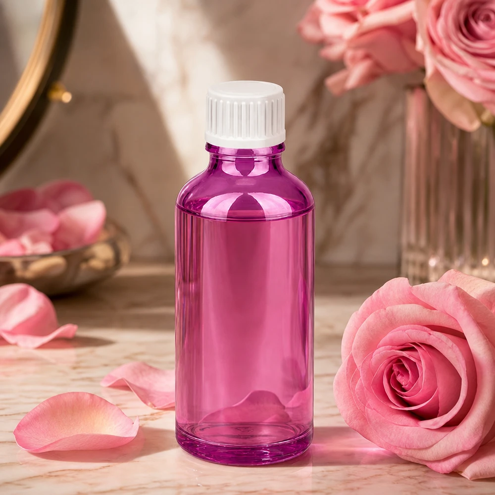 Frasco cuentagotas de 50ml 0,9mm blanco estándar PurpleLine. UT18/50 Frasco cuentagotas de 50 ml de plástico violeta con abertura de 0,9 mm para una aplicación precisa