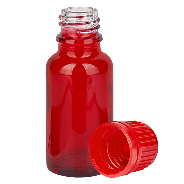 Botella 20ml 11mm tapón rosca rojo RedLine UT18/20 Botella 20ml 11mm tapón rosca rojo RedLine UT18/20
