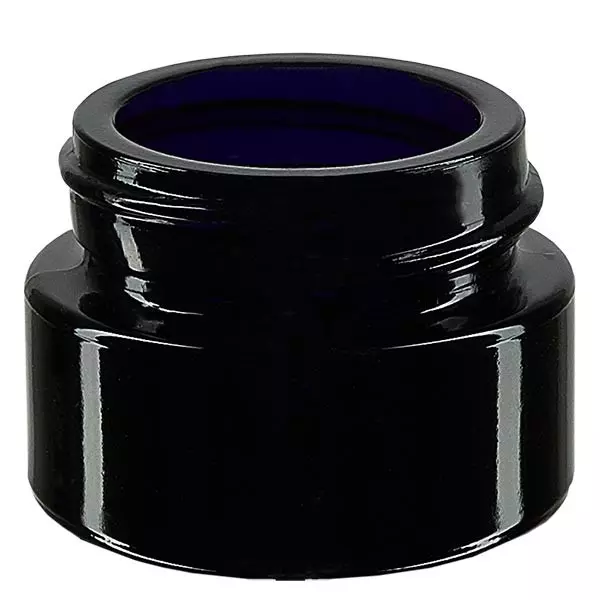 Tarro cosmético vidrio violeta 15ml, sin tapa Tarro cosmético vidrio violeta 15ml, sin tapa