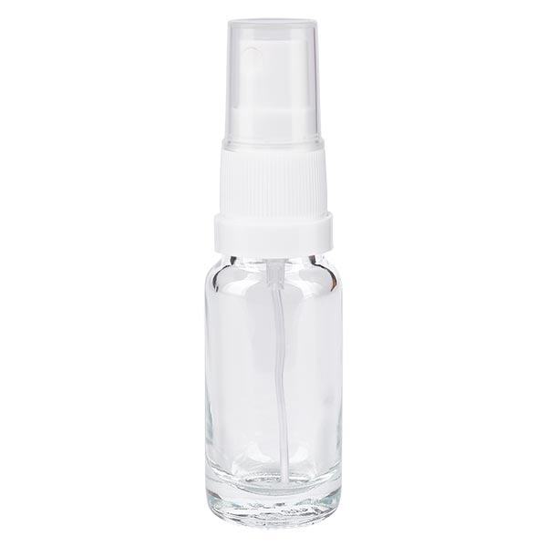 Botella de farmacia claro 10ml aerosol accesorio blanco Botella de farmacia claro 10ml aerosol accesorio blanco