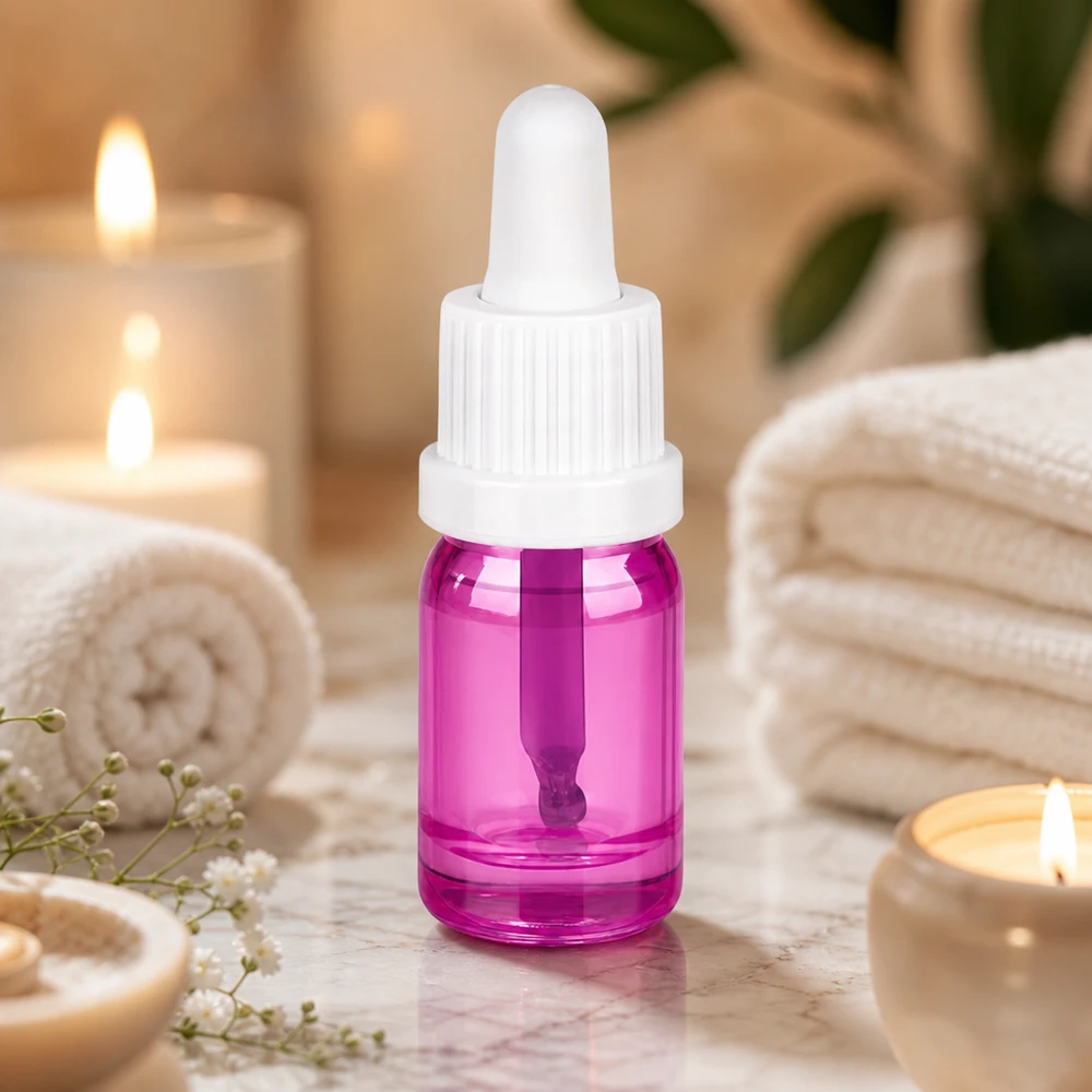 Frasco pipeta 5ml blanco OV PurpleLine UT18/5 de vidrio robusto para un almacenamiento seguro