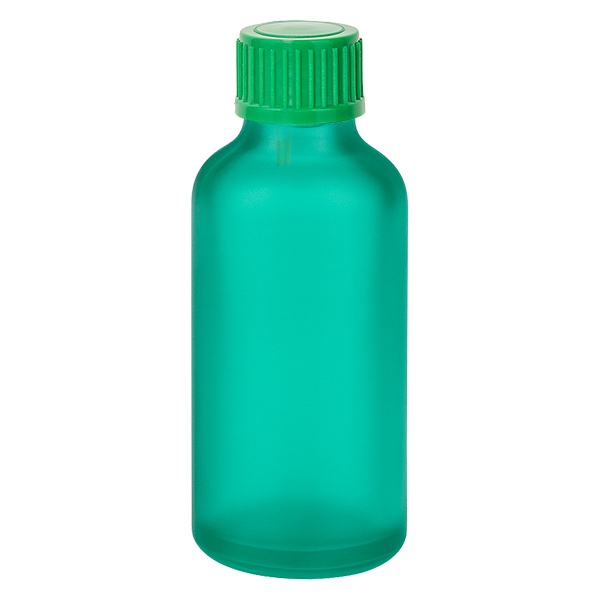 Frasco cuentagotas de 0,8 mm verde con cierre estándar GreenLine UT18/50 Frasco cuentagotas de 0,8 mm verde con cierre estándar GreenLine UT18/50