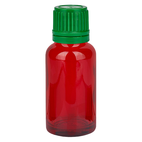 Botella 20ml 11mm tapón rosca verde RedLine UT18/20 Botella 20ml 11mm tapón rosca verde RedLine UT18/20