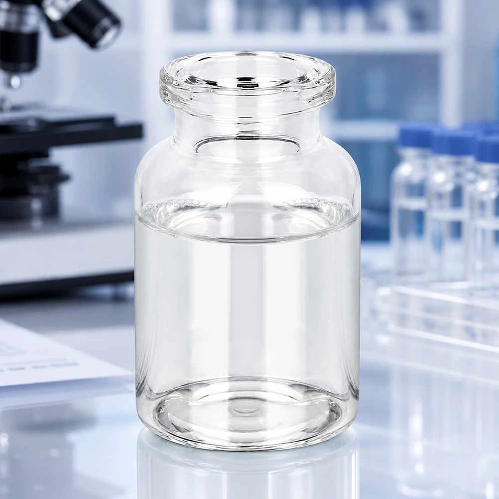 Frasco de inyección de vidrio transparente 10ml Hochwertige Glasflasche 10ml für pharmazeutische Injektionslösungen mit optisch reinem Klarglas