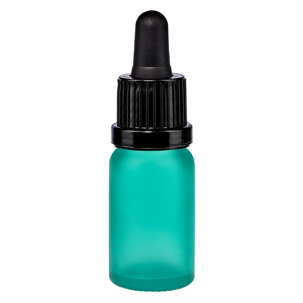 Frasco pipeta 10ml cierre inviolable negro GreenLine UT18/10