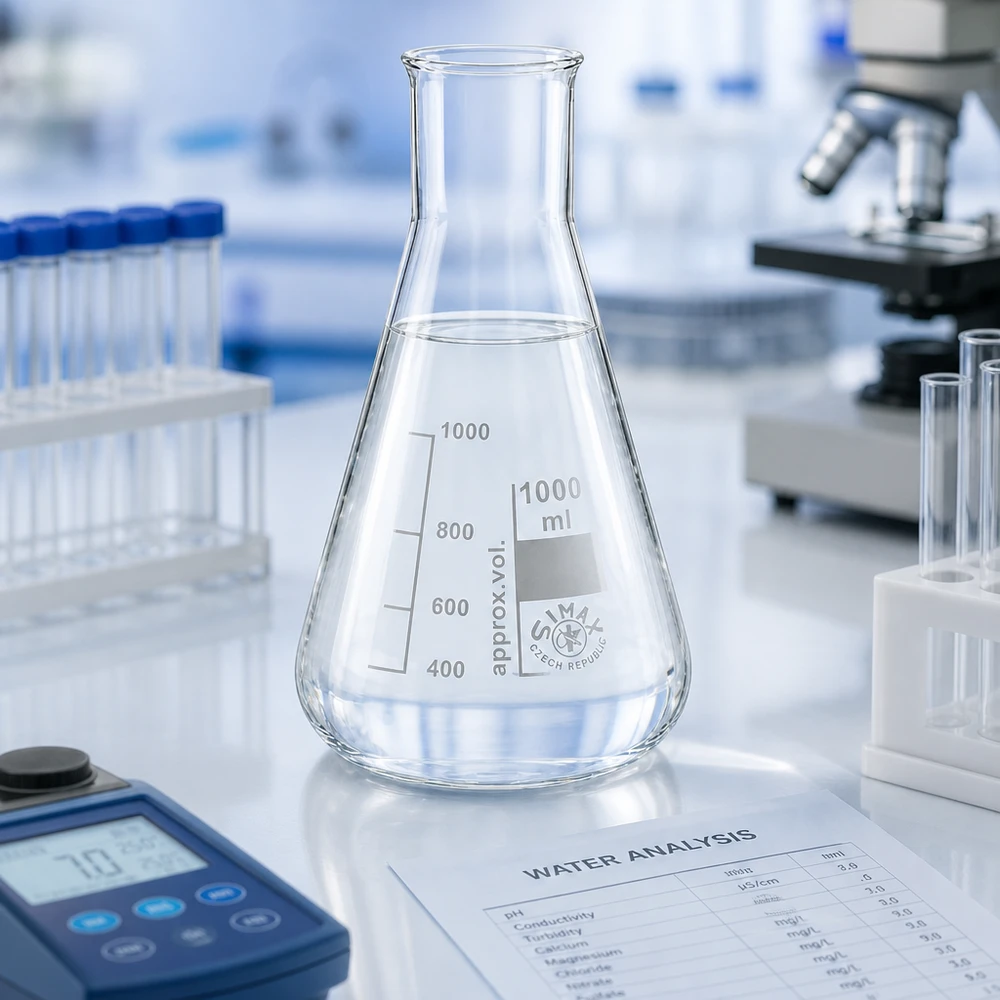 Matraz Erlenmeyer 1000ml cuello ancho Matraz Erlenmeyer 1000ml cuello ancho