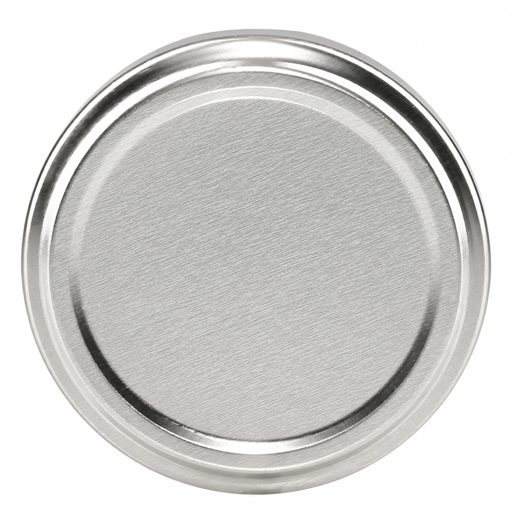 Tapa BasicSeal de 66 mm, color plateado (TO66) UNiTWIST Tapa BasicSeal de 66 mm, color plateado, TO66, con cierre de rosca UNiTWIST para tarros de conserva