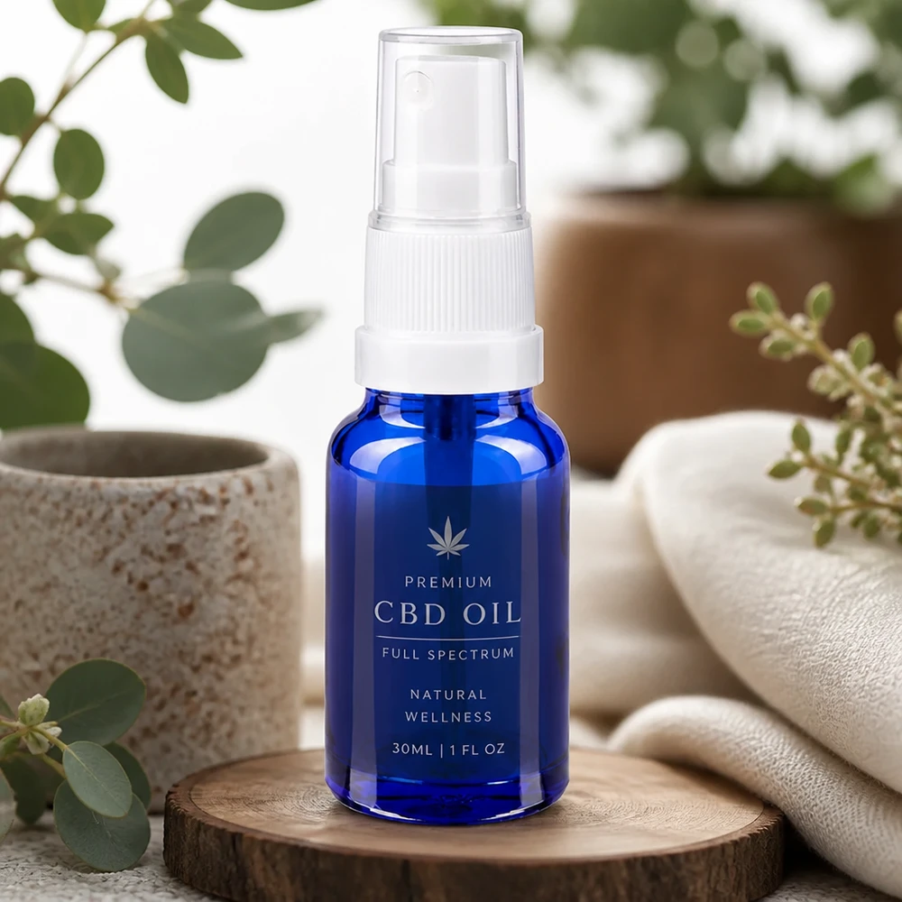 Frasco pulverizador 10ml blanco/tapa estándar transparente BlueLine UT18/10 Pulverizador cosmético de 10 ml con cabezal blanco y rosca STD UT18/10 para sueros