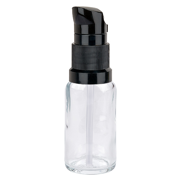 Frasco bomba 20ml negro tapón estándar ClearLine UT18/20 Frasco bomba 20ml negro tapón estándar ClearLine UT18/20
