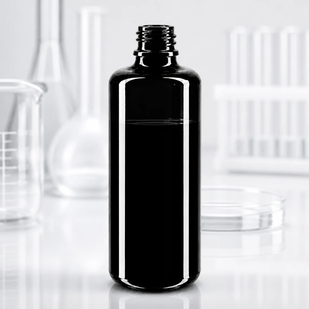 Frasco cuentagotas compacto Orion de 50 ml en vidrio Miron violeta oscuro para dosificar líquidos con precisión