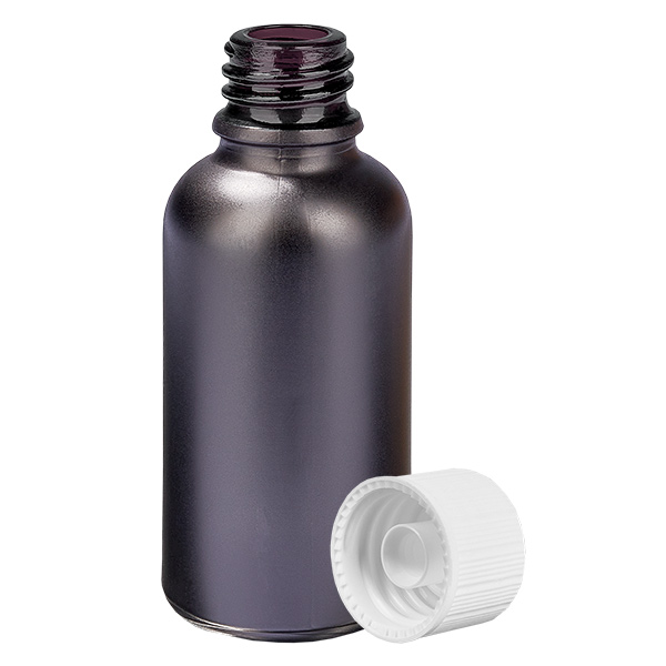 Botella 30ml 11mm tapón rosca blanco Estándar BlackLine UT18/30 Botella 30ml 11mm tapón rosca blanco Estándar BlackLine UT18/30