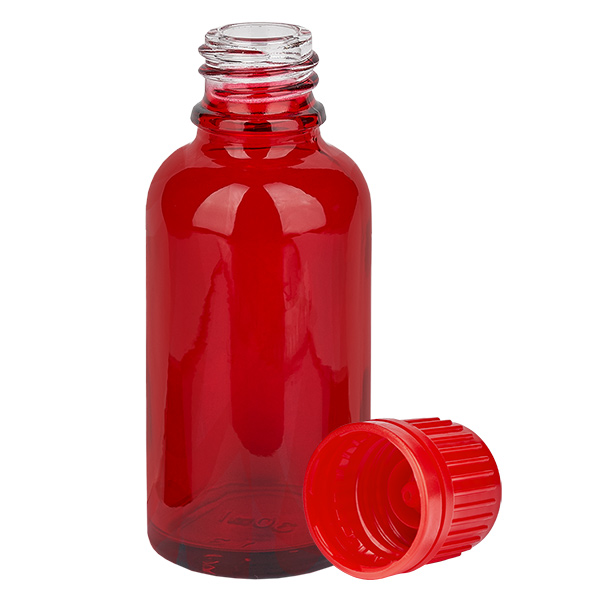 Botella 30ml tapón rosca 11mm rojo RedLine UT18/30 Botella 30ml tapón rosca 11mm rojo RedLine UT18/30