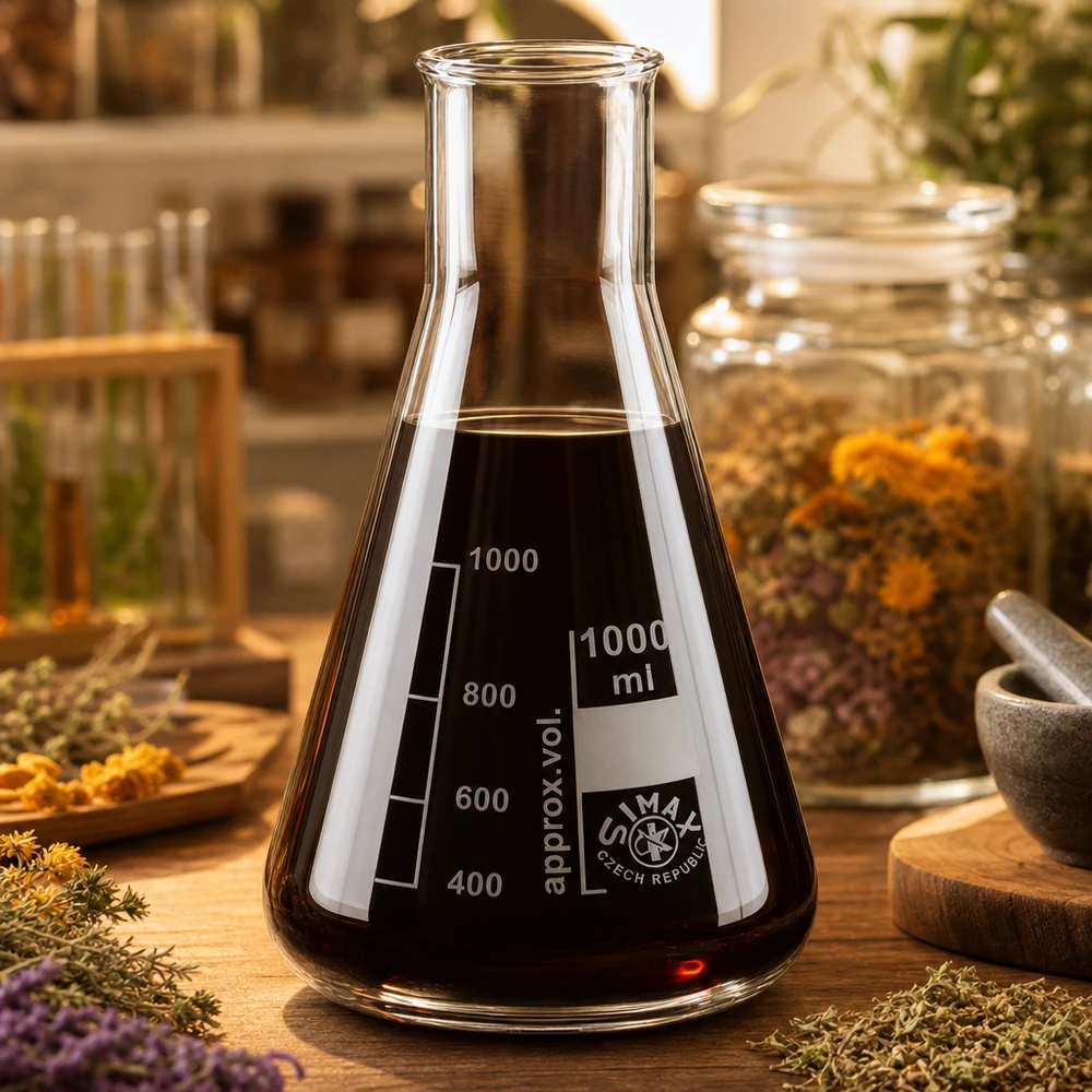 Matraz Erlenmeyer de 200 ml y cuello ancho con vidrio resistente al calor para resistir la temperatura