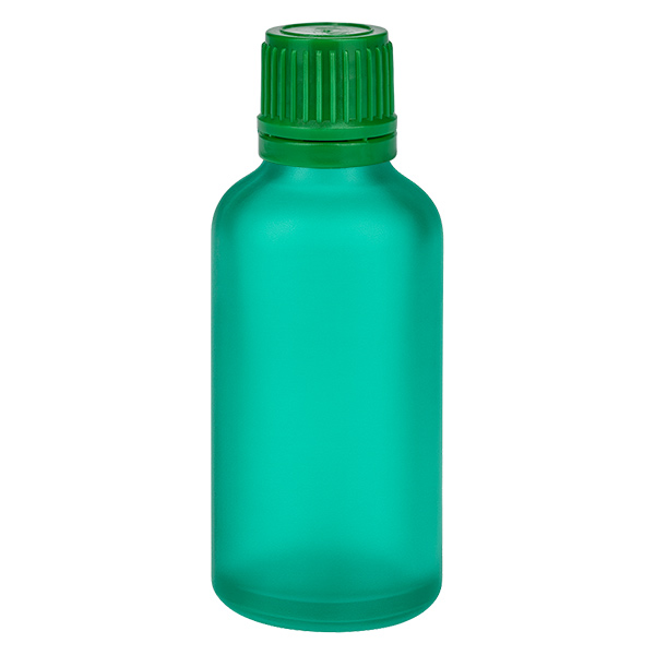 Frasco 50ml tapón rosca 11mm verde inviolable GreenLine UT18/50 Frasco 50ml tapón rosca 11mm verde inviolable GreenLine UT18/50