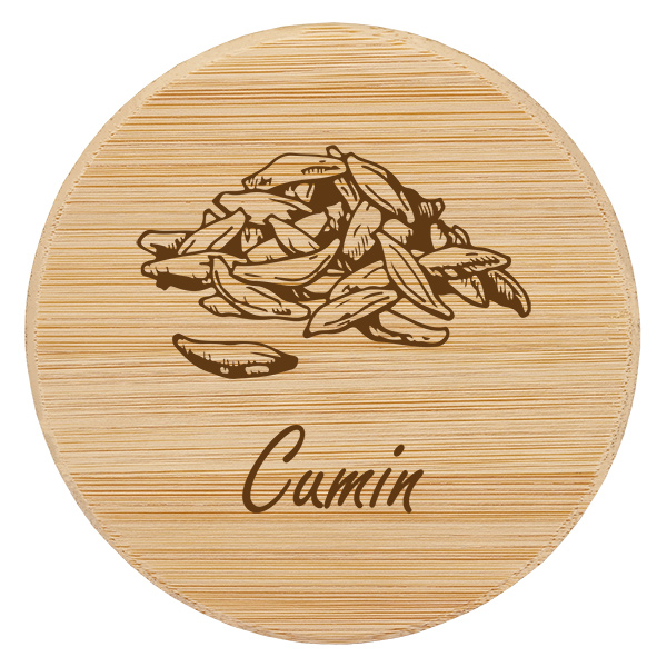 Taco de madera "Comino" para WECK RR60