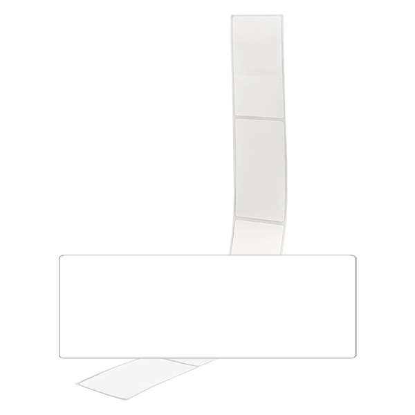 Paquete de 20 etiquetas 54 x 154,5 mm para etiquetar Etiquetas blancas 54x154,5 mm para etiquetado en un paquete de 20 sobre fondo neutro