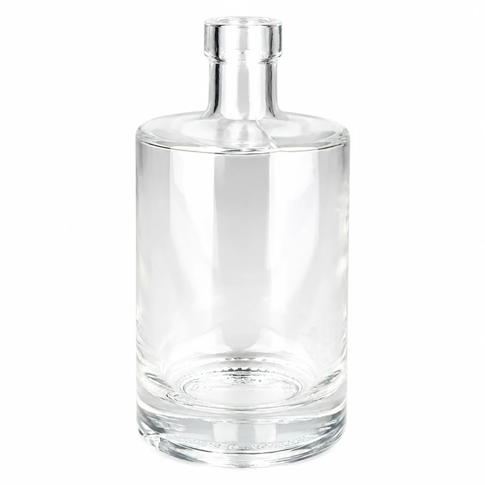 Botella de vidrio de 500 ml «Marie» sin tapón UNiTWIST® Botella de cristal de 500 ml Marie sin tapón UNiTWIST transparente vacía con cuello corto para licores y bebidas