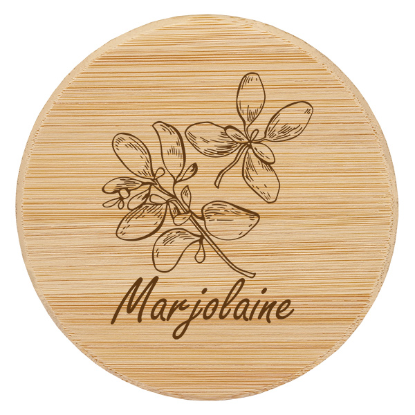Couvercle en bois "Marjolaine" pour WECK RR60 Couvercle en bois "Marjolaine" pour WECK RR60