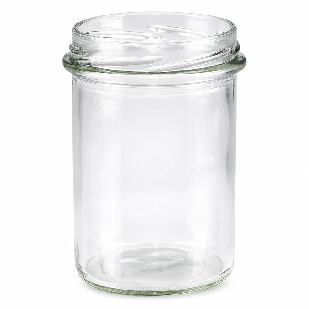 Vasos vacíos 230ml TO66 UNiTWIST transparente sin tapa para mermeladas y conservas