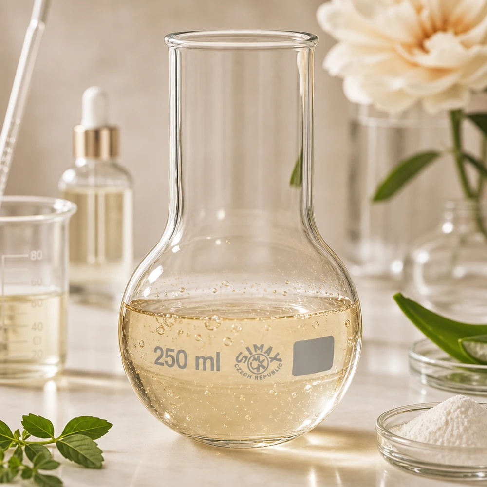 Termo 250 ml cuello ancho Frasco de vidrio borosilicato de 250 ml con contenido dorado para cosméticos y productos naturales